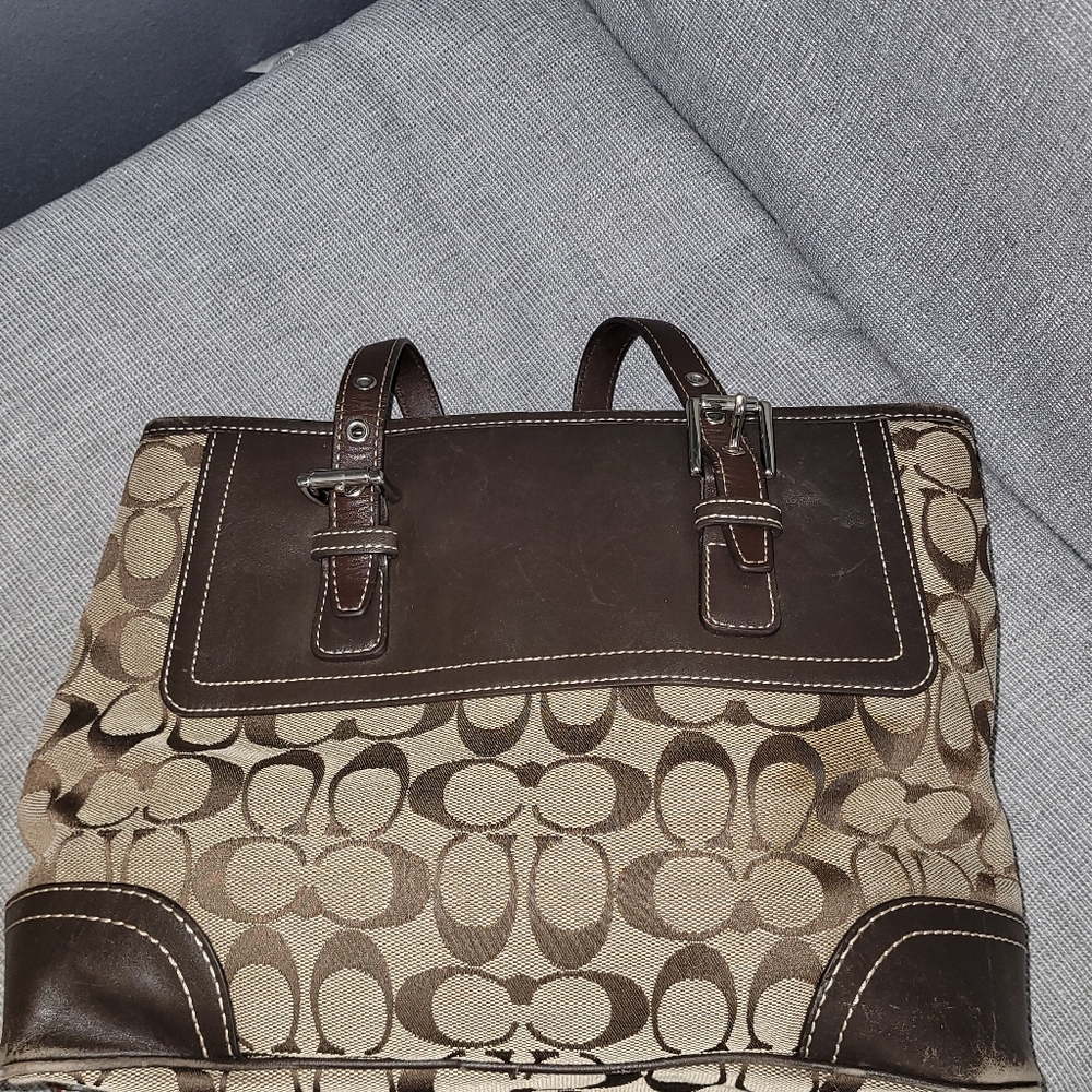 ATHENTIC COACH LEATHER  BAG